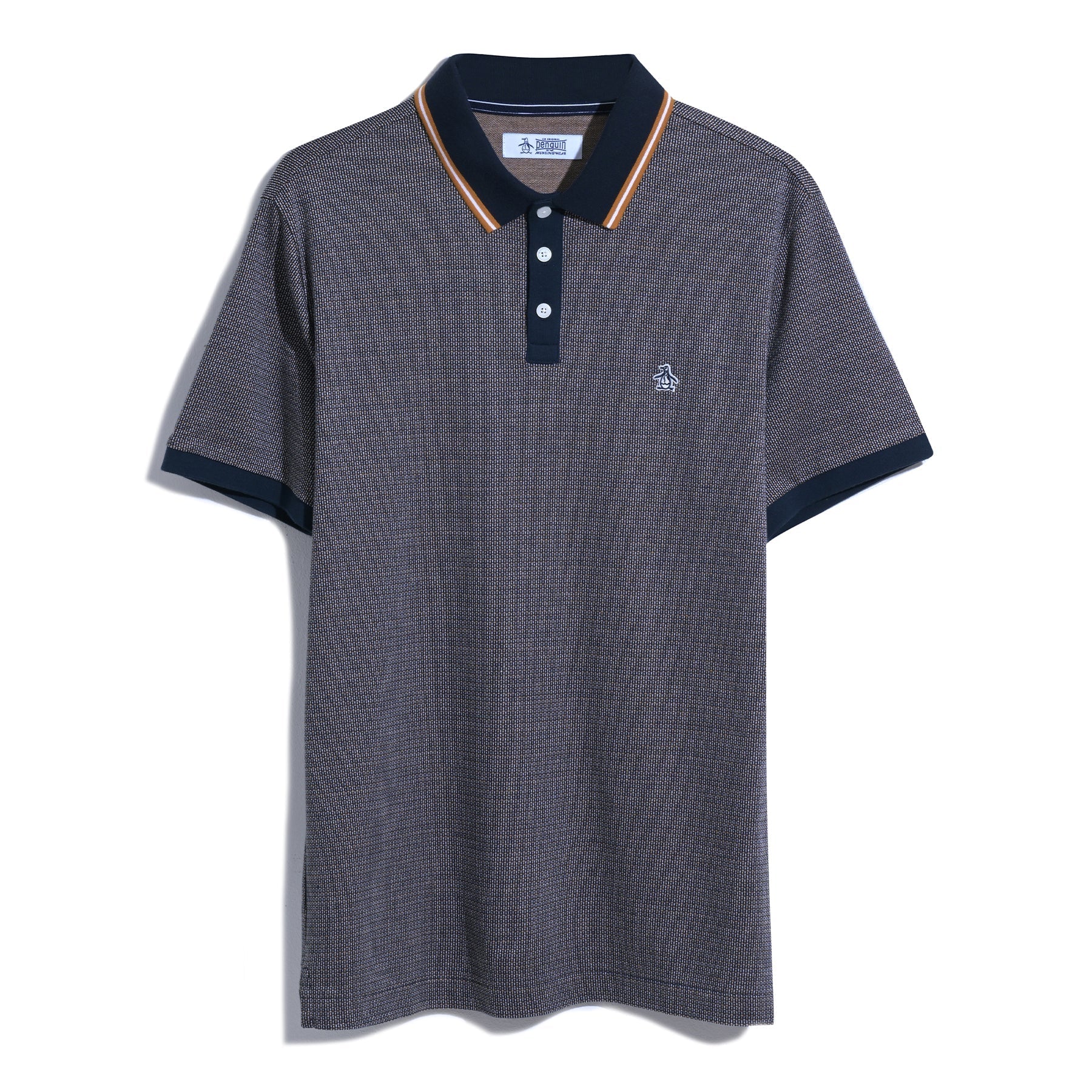 Poloshirt met Jacquardpatroon voor Mannen - Mark