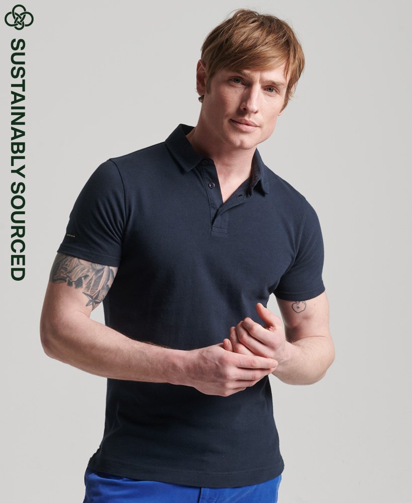Slim fit polo shirt biologisch katoen heren – Daan