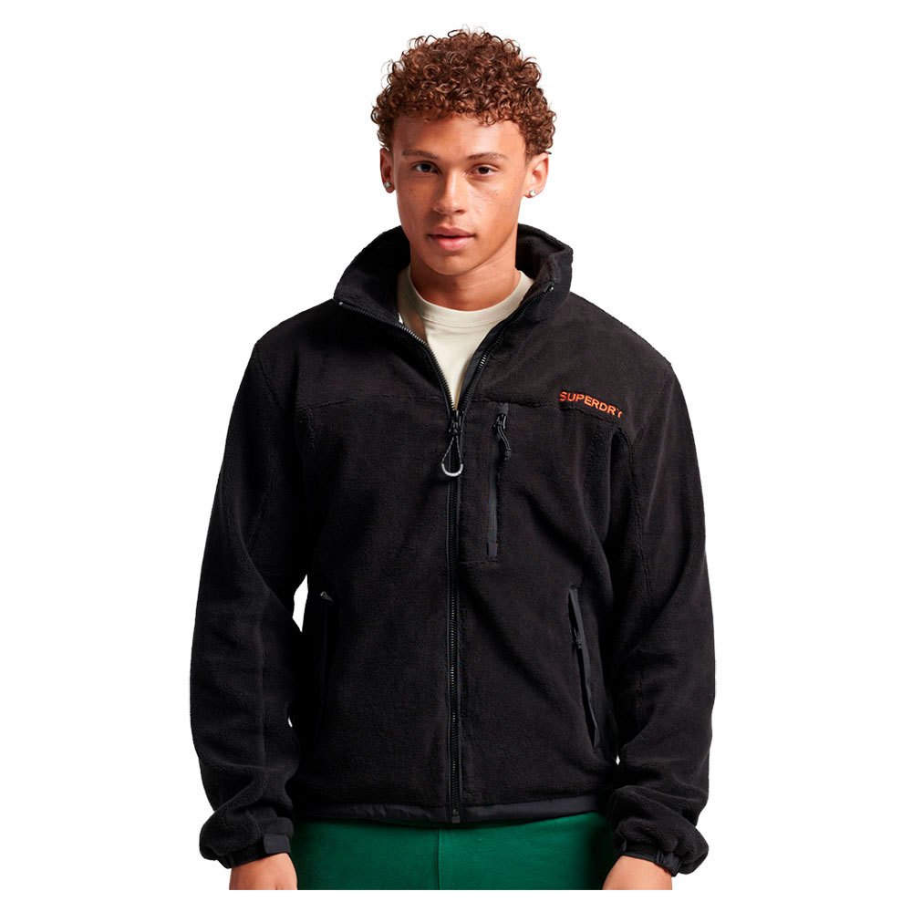 Fleece jas heren met ritssluiting en zakken – Jasper