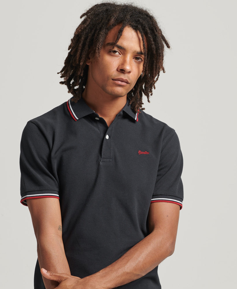 Vintage stijl polo shirt katoen heren – Max