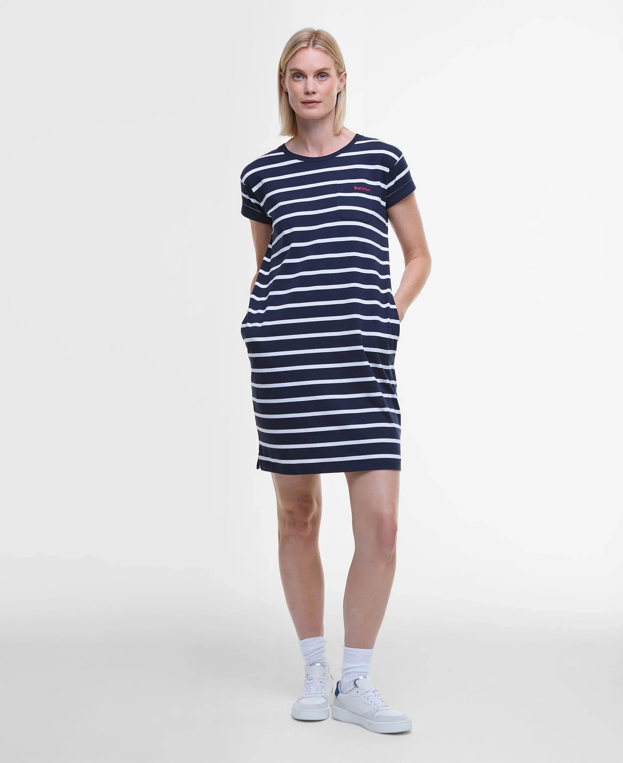 Gestreepte zomerjurk dames casual stijl daglook – Sophie