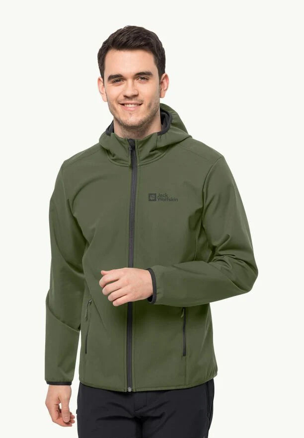 Winddichte Softshell Jas met Capuchon – Mark