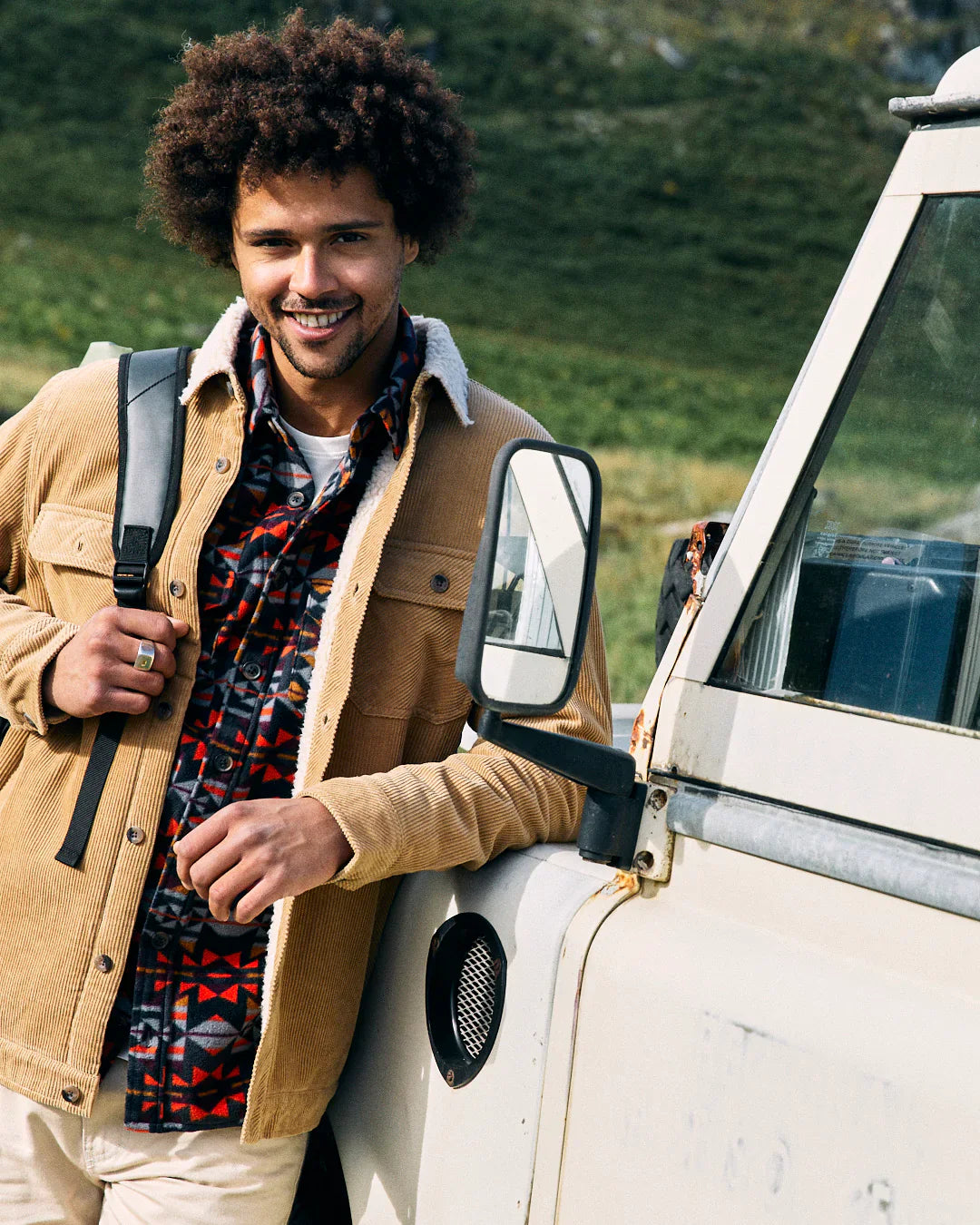 Corduroy Jas met Sherpa Voering – Mark