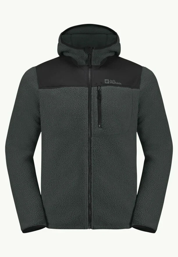 Trekking fleece met capuchon en opbergzakken – Tom
