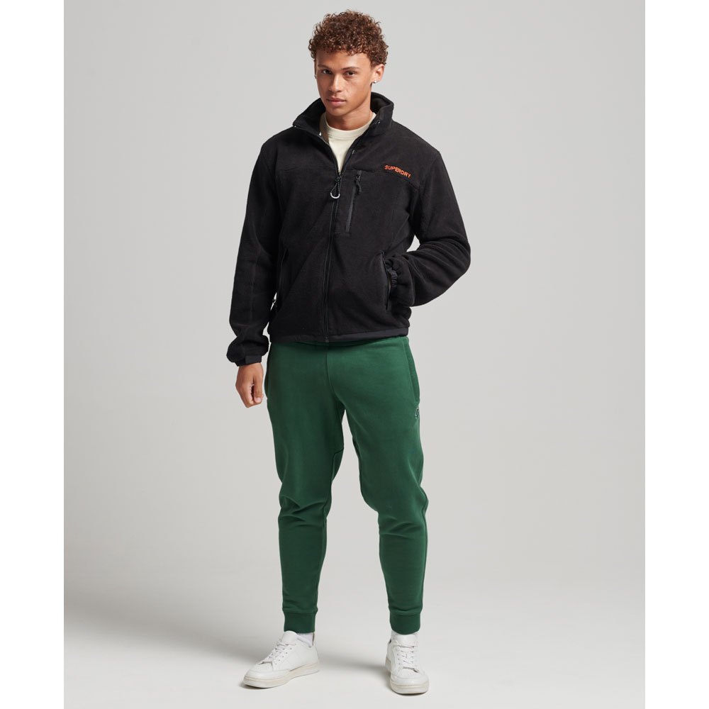 Fleece jas heren met ritssluiting en zakken – Jasper