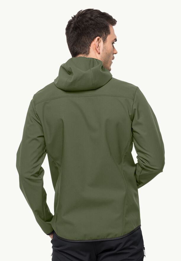 Winddichte Softshell Jas met Capuchon – Mark