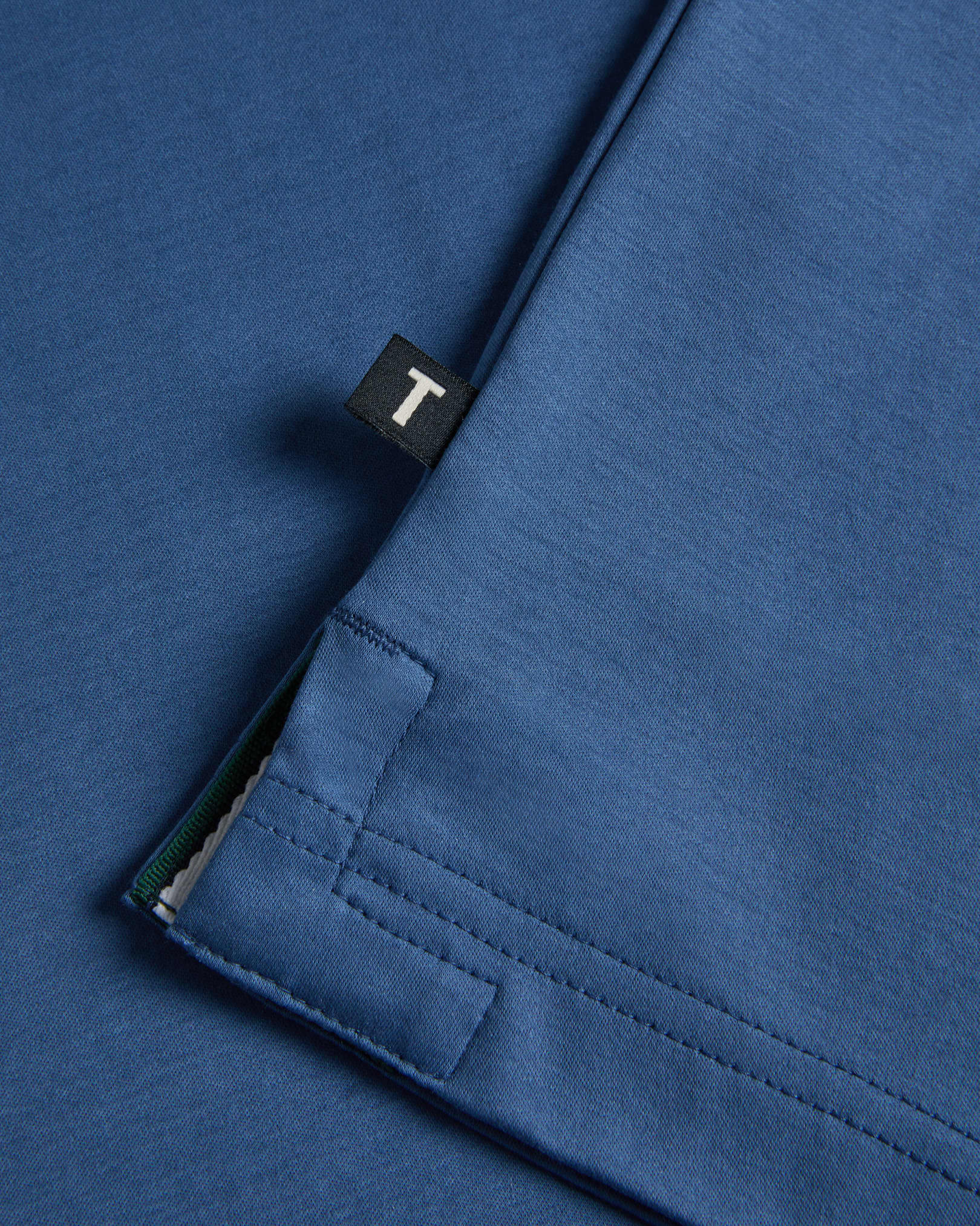 Katoenen slim fit polo shirt heren donkerblauw – Lars