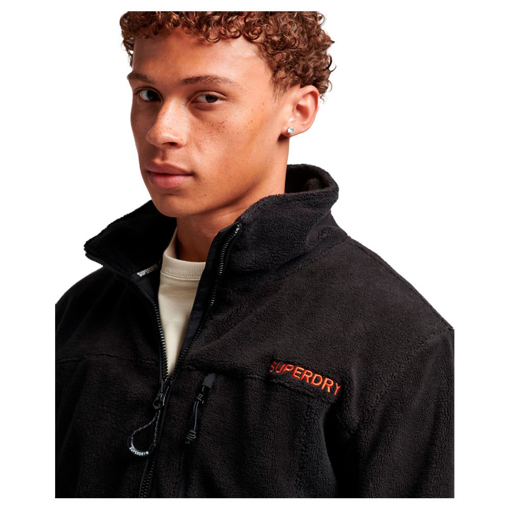 Fleece jas heren met ritssluiting en zakken – Jasper