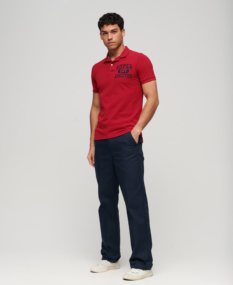 Vintage Amerikaanse stijl polo shirt heren – Thomas