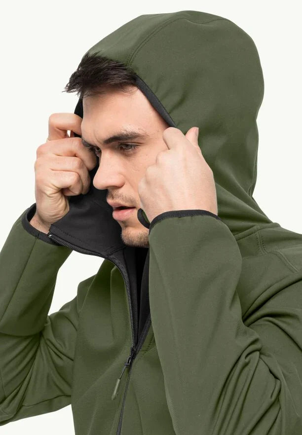 Winddichte Softshell Jas met Capuchon – Mark
