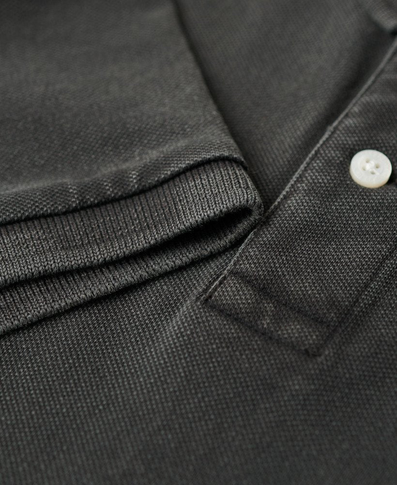 Vintage stijl polo shirt biologisch katoen heren – Lukas