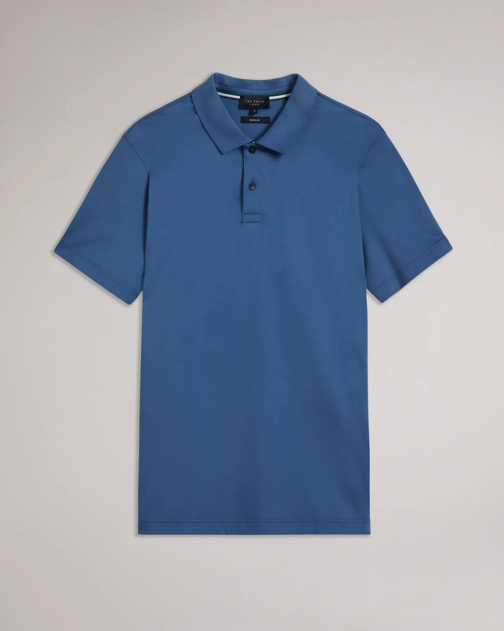Katoenen slim fit polo shirt heren donkerblauw – Lars