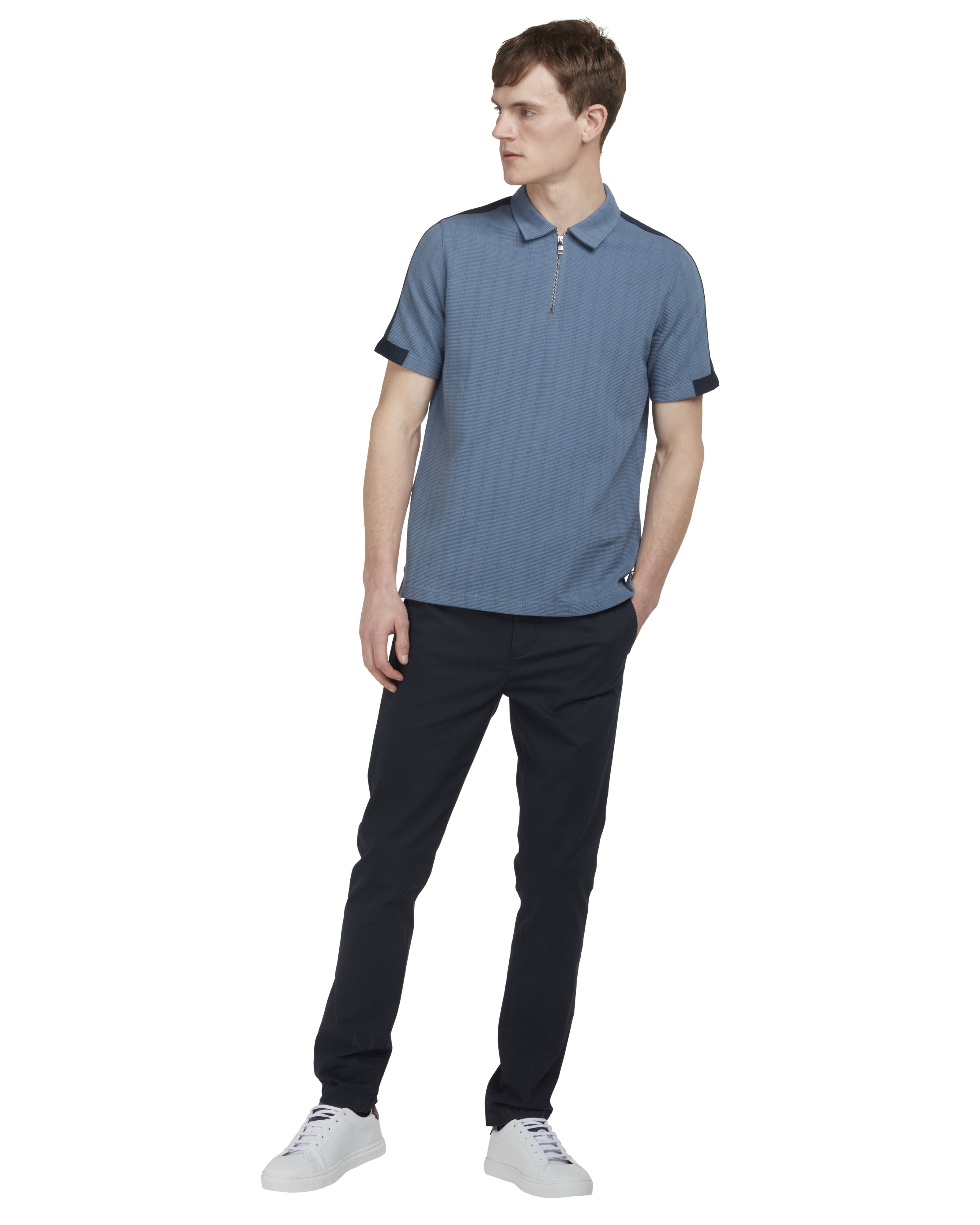 Rits Polo Shirt voor Heren met Zachte Afwerking - Thomas