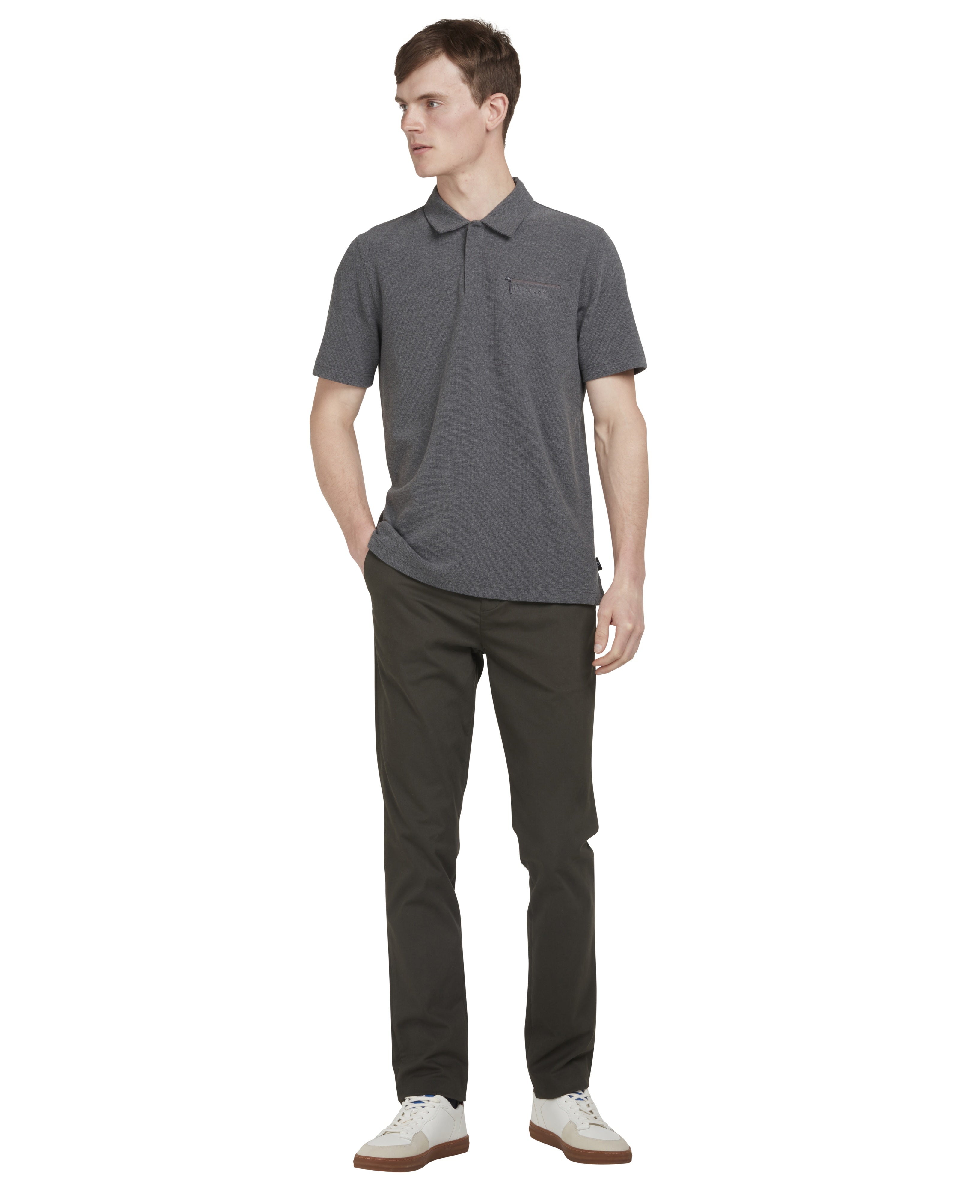 Golf Shirt met Golfprint voor Heren - David