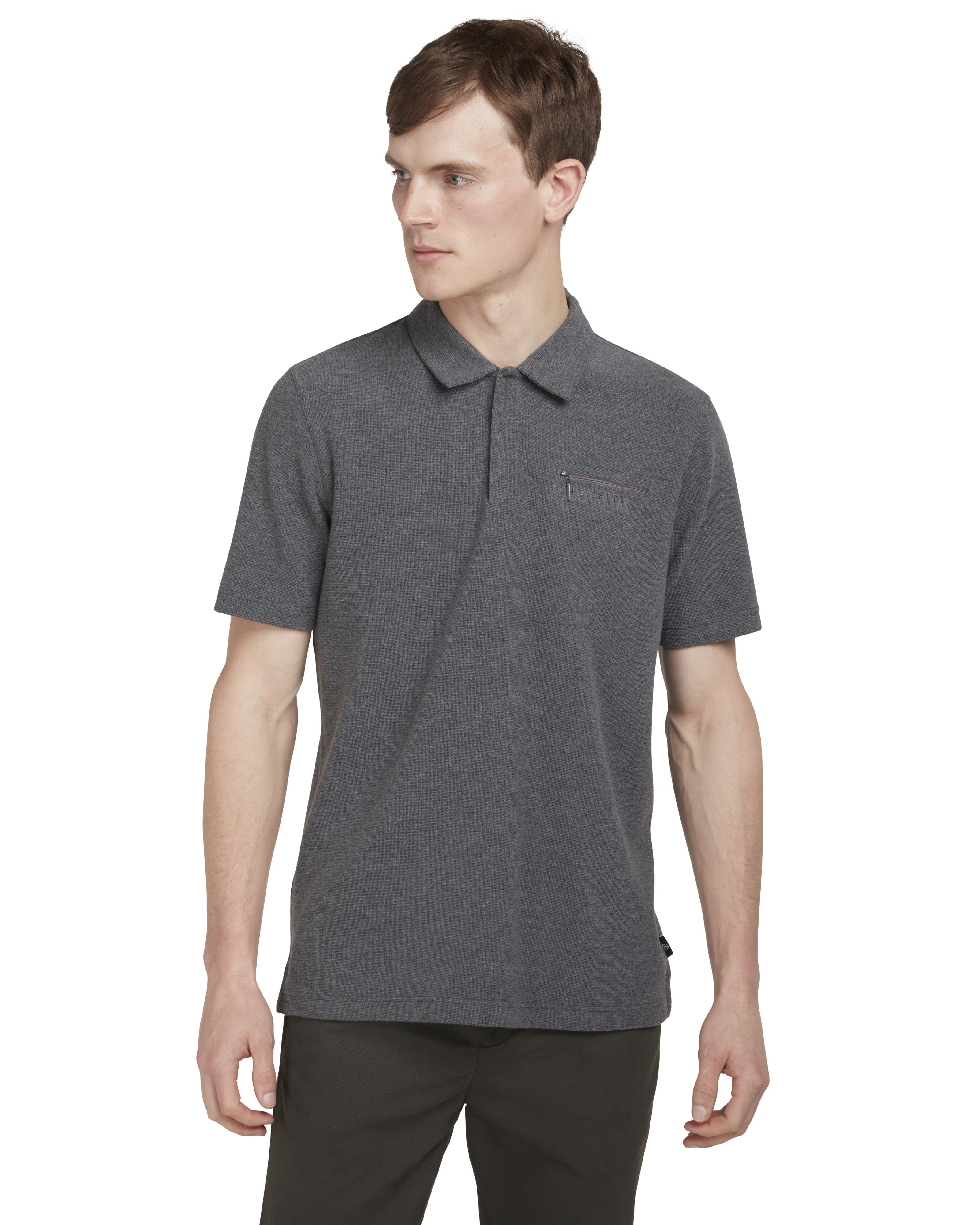 Golf Shirt met Golfprint voor Heren - David