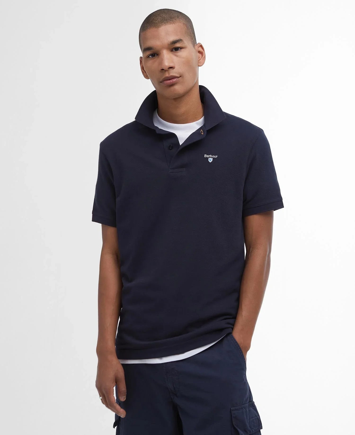 Ademend katoenen polo shirt heren korte mouw – Noah